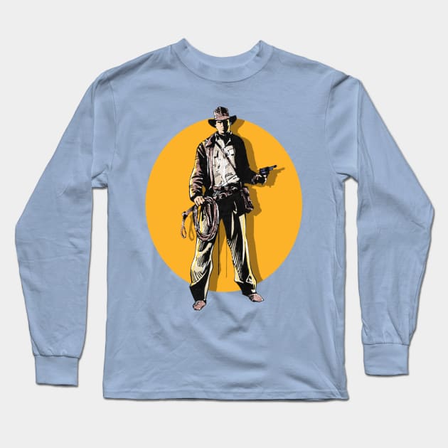 Indiana Jones Long Sleeve T-Shirt by KramerArt